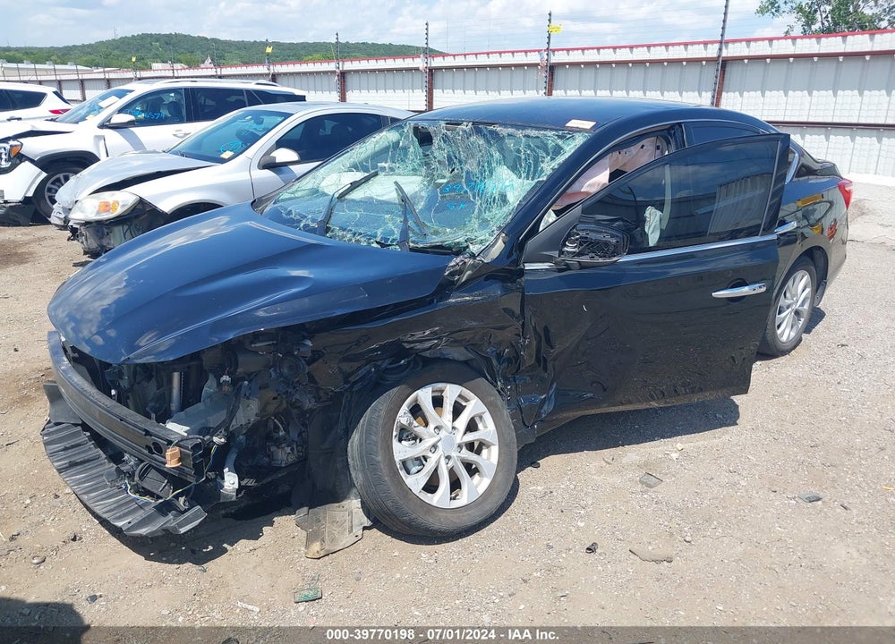 2019 NISSAN SENTRA SV VIN: 3N1AB7AP9KL613908