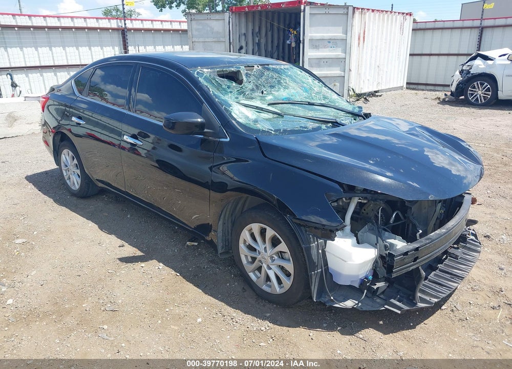2019 NISSAN SENTRA SV VIN: 3N1AB7AP9KL613908