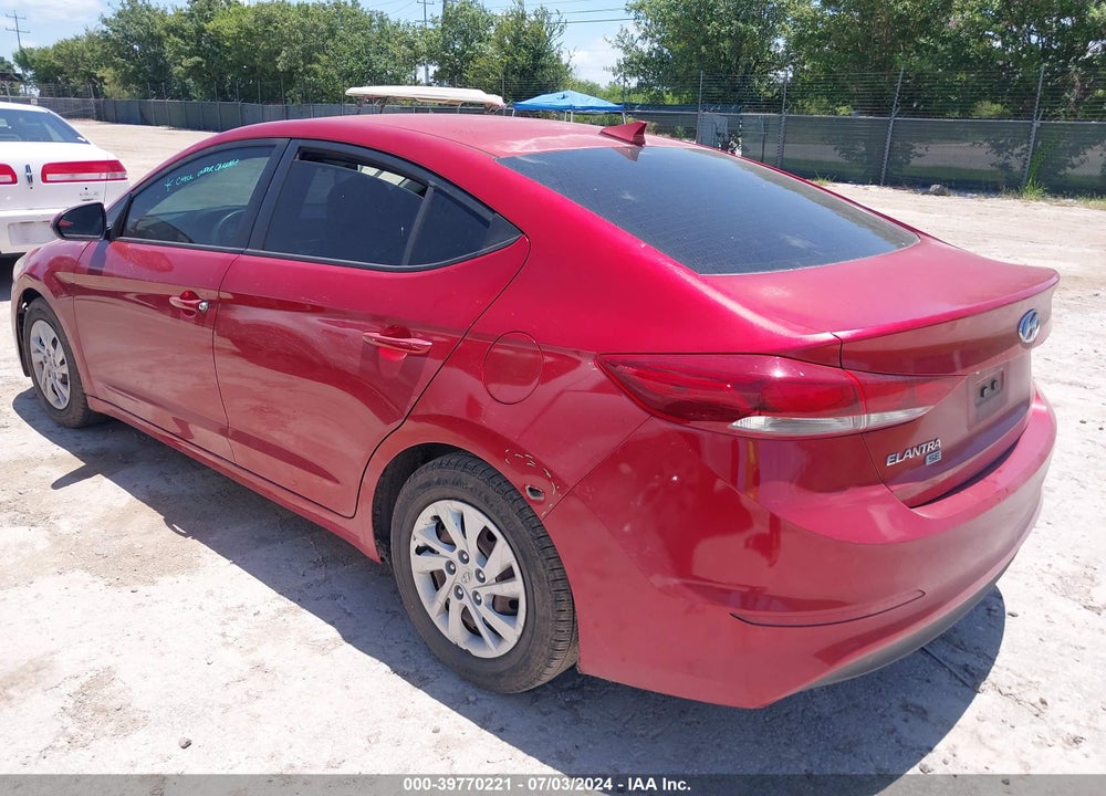 2017 HYUNDAI ELANTRA SE VIN: 5NPD74LF6HH059847