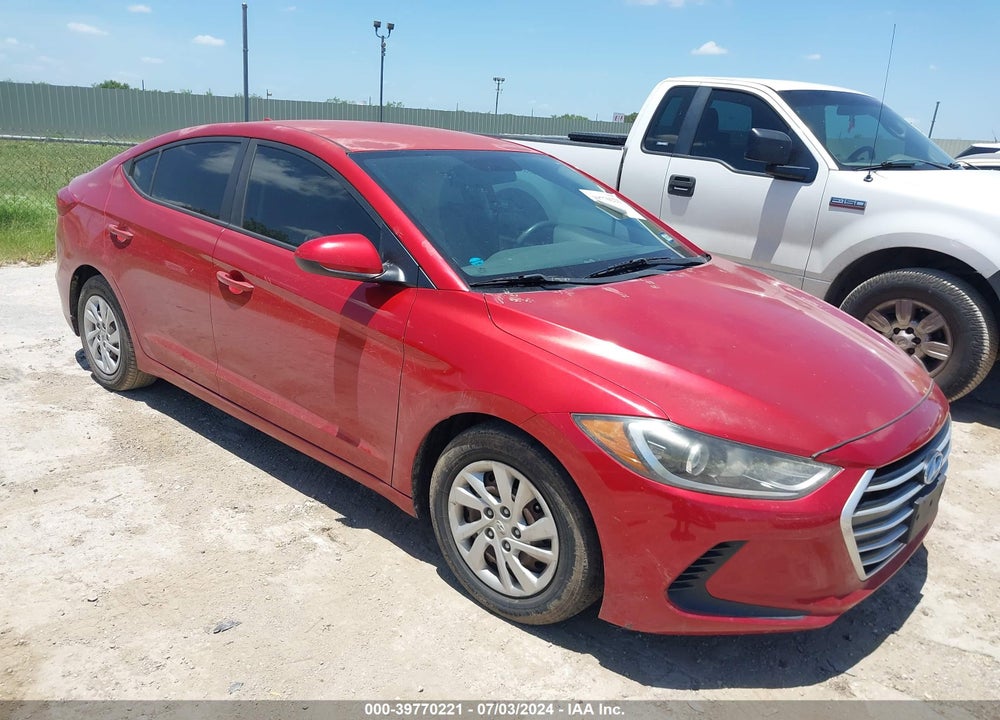 2017 HYUNDAI ELANTRA SE VIN: 5NPD74LF6HH059847