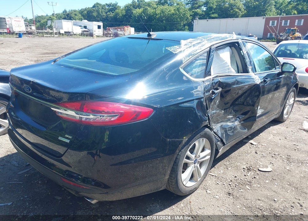 2018 FORD FUSION SE VIN: 3FA6P0HD5JR237328