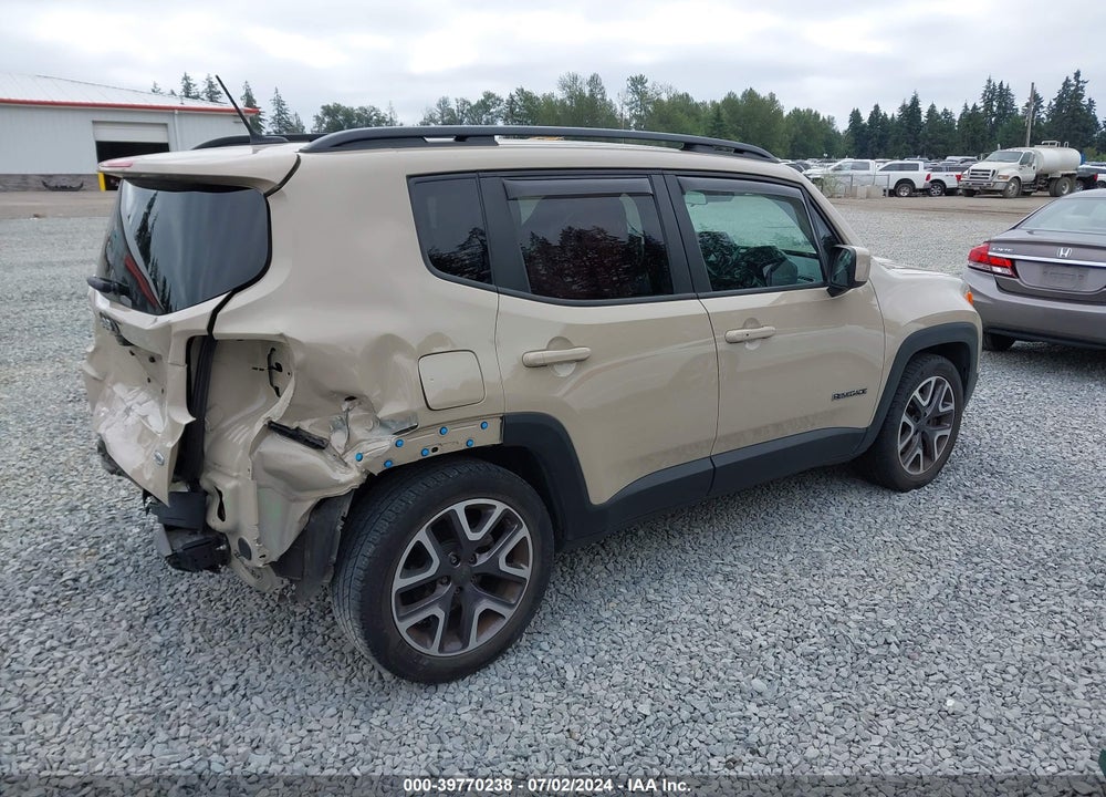 2015 JEEP RENEGADE LATITUDE VIN: ZACCJABT9FPC21543