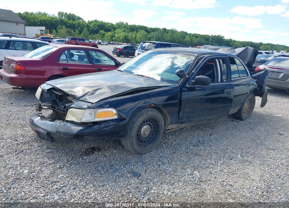2001 FORD CROWN VICTORIA POLICE INTERCEPTOR VIN: 2FAFP71W81X175414