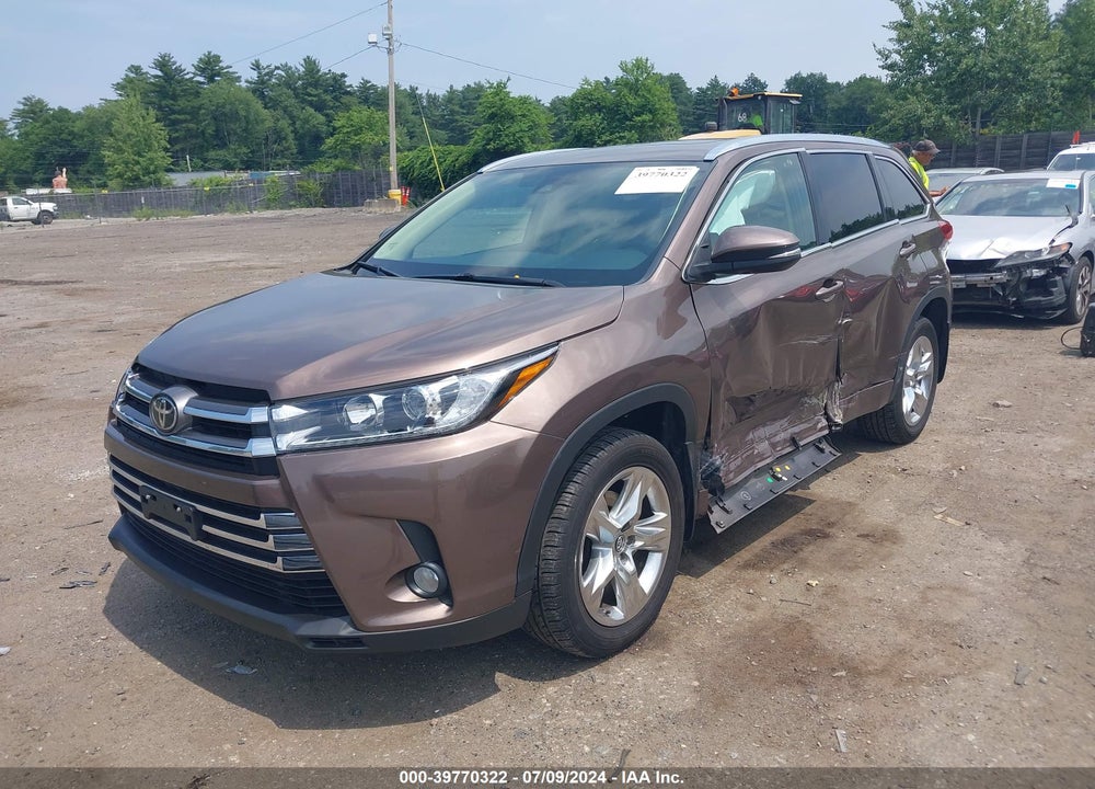 2018 TOYOTA HIGHLANDER LIMITED VIN: 5TDDZRFH7JS830949