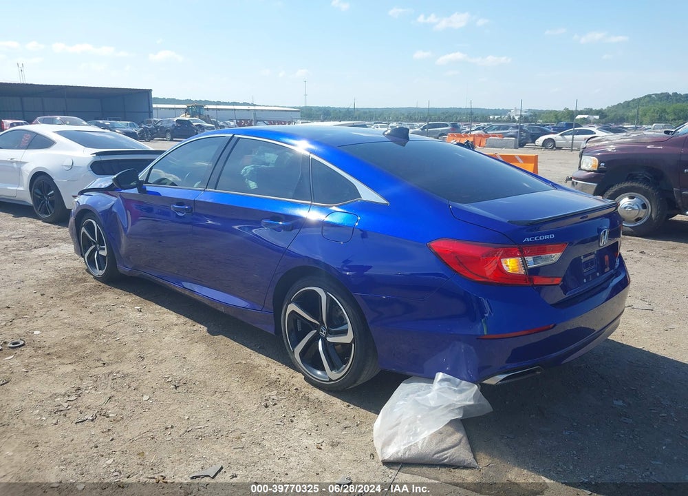 2021 HONDA ACCORD SPORT 2.0T VIN: 1HGCV2F3XMA023752