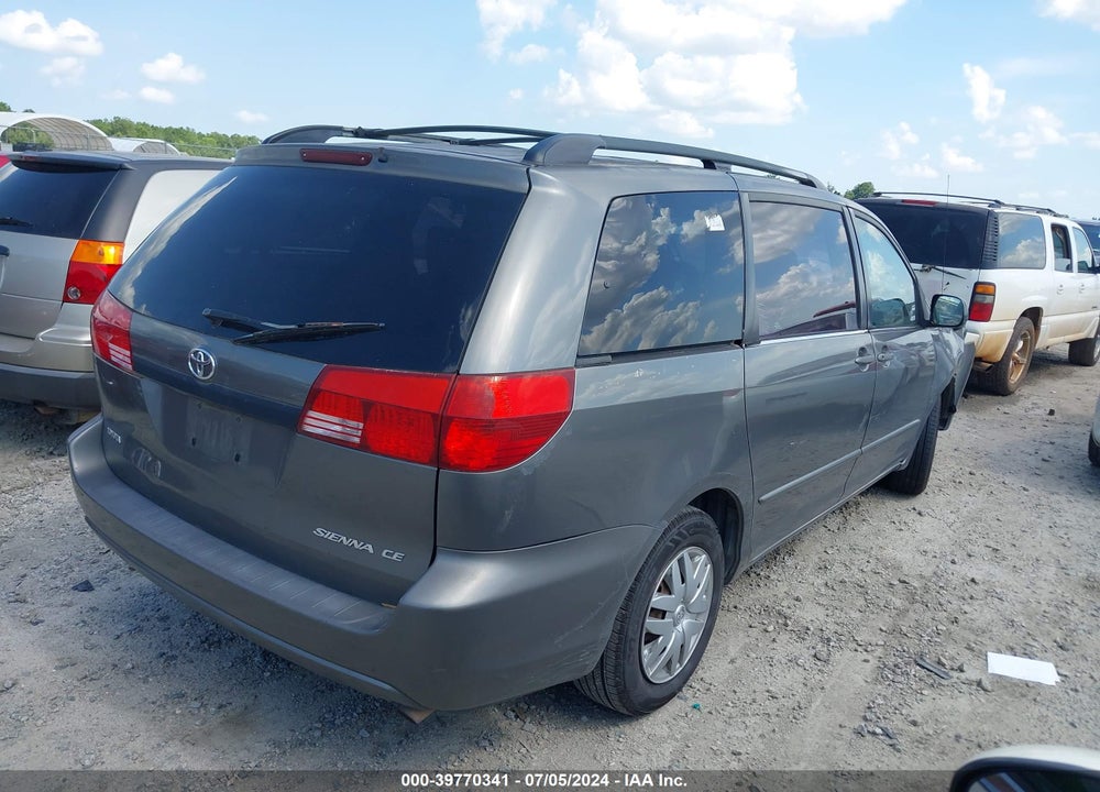 2004 TOYOTA SIENNA CE VIN: 5TDZA23C54S185574