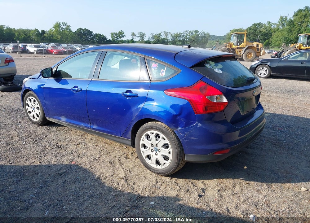 2012 FORD FOCUS SE VIN: 1FAHP3K2XCL344118