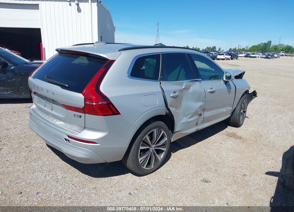2022 VOLVO XC60 VIN: YV4L12RK3N1024348