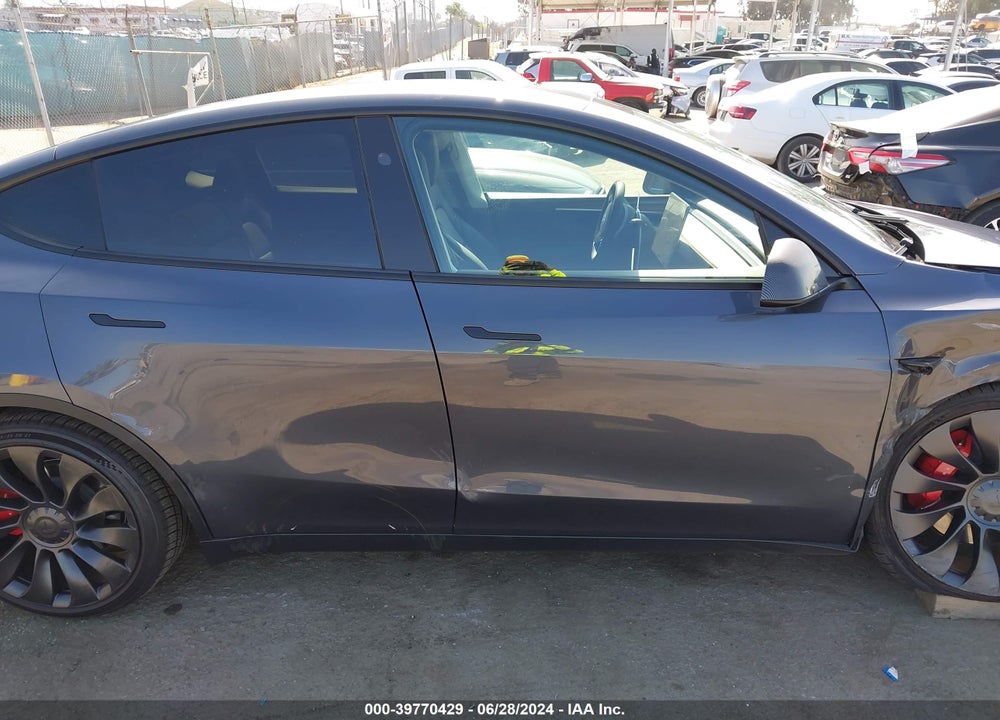 2023 TESLA MODEL Y AWD/PERFORMANCE DUAL MOTOR ALL-WHEEL DRIVE VIN: 7SAYGDEF8PF936854