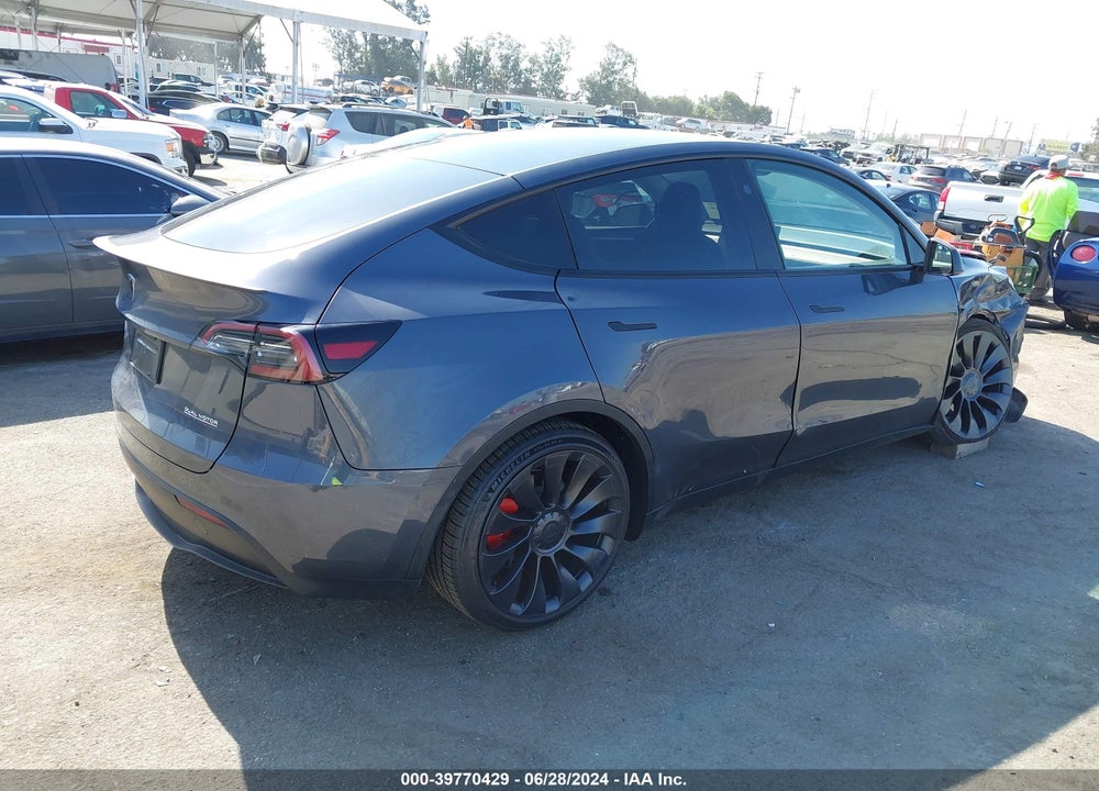 2023 TESLA MODEL Y AWD/PERFORMANCE DUAL MOTOR ALL-WHEEL DRIVE VIN: 7SAYGDEF8PF936854