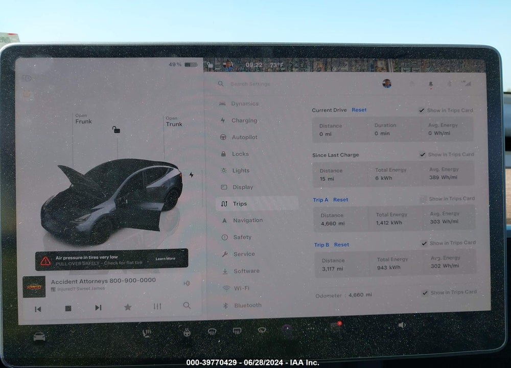 2023 TESLA MODEL Y AWD/PERFORMANCE DUAL MOTOR ALL-WHEEL DRIVE VIN: 7SAYGDEF8PF936854