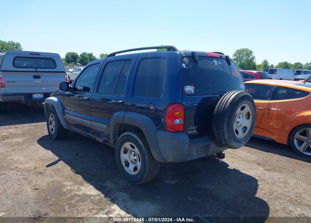 2003 JEEP LIBERTY SPORT VIN: 1J4GL48K73W507363