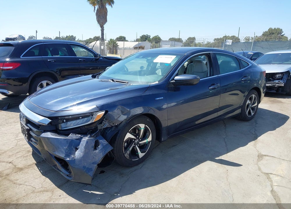 2022 HONDA INSIGHT EX VIN: 19XZE4F54NE009608