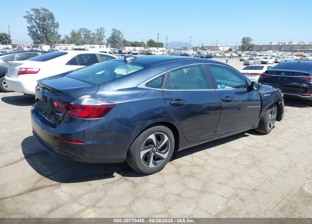 2022 HONDA INSIGHT EX VIN: 19XZE4F54NE009608