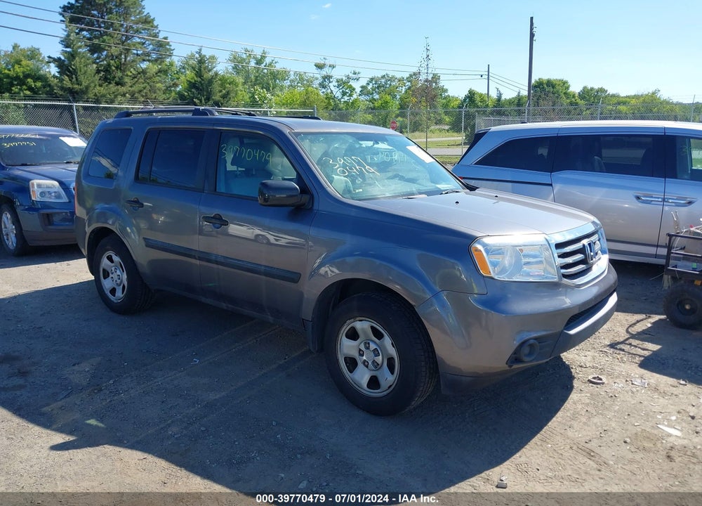 2014 HONDA PILOT LX VIN: 5FNYF4H28EB005213