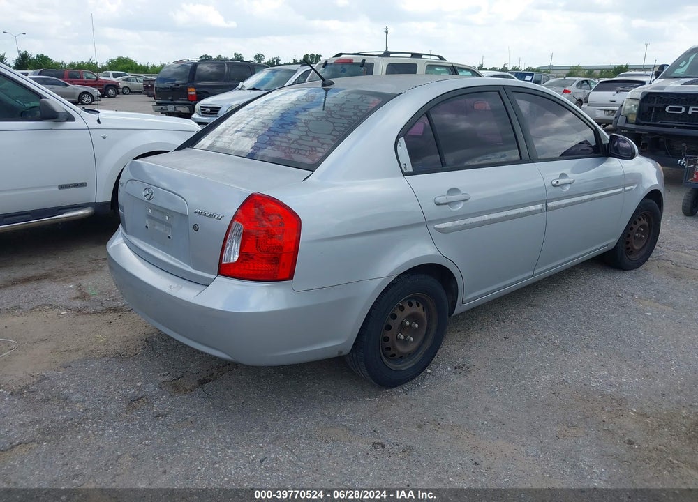 2009 HYUNDAI ACCENT GLS VIN: KMHCN46CX9U377721