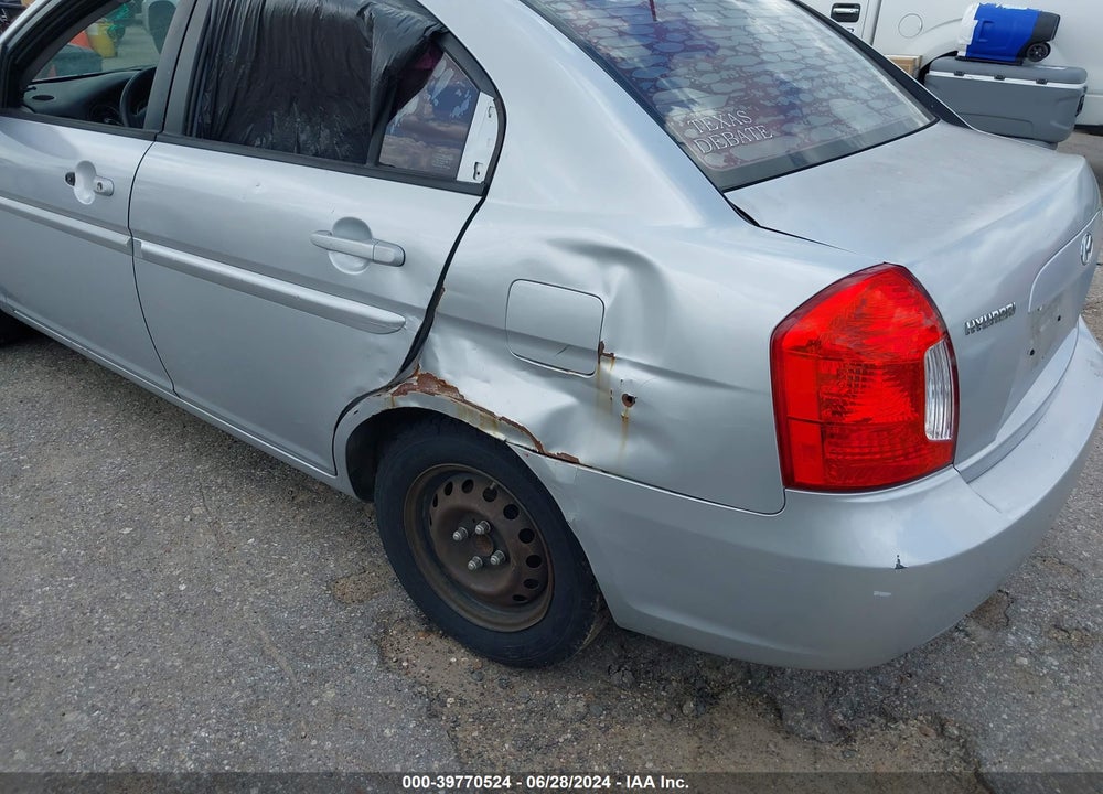 2009 HYUNDAI ACCENT GLS VIN: KMHCN46CX9U377721