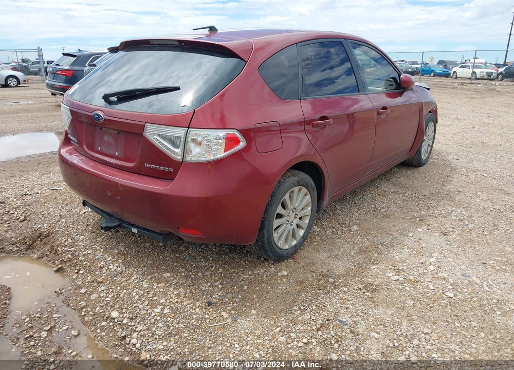 2011 SUBARU IMPREZA 2.5I PREMIUM VIN: JF1GH6B63BH832311