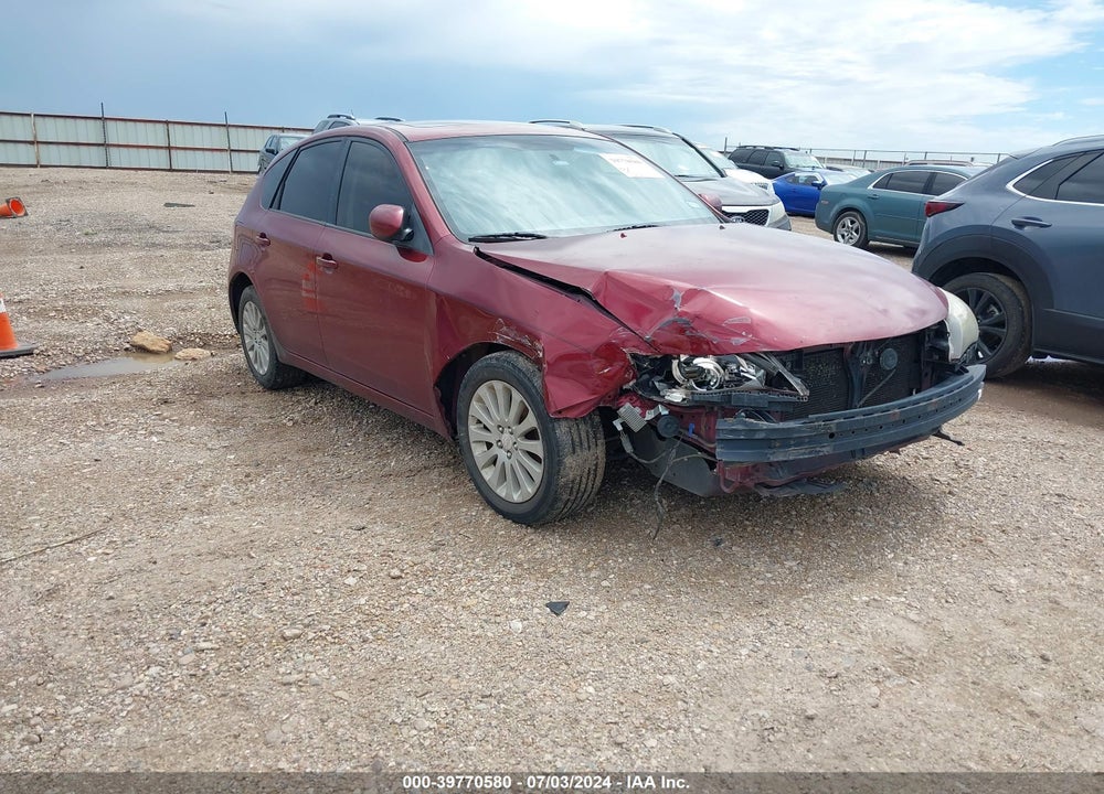 2011 SUBARU IMPREZA 2.5I PREMIUM VIN: JF1GH6B63BH832311