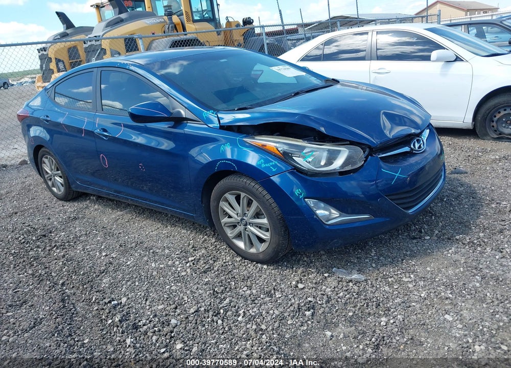 2015 HYUNDAI ELANTRA SE VIN: KMHDH4AE1FU389286
