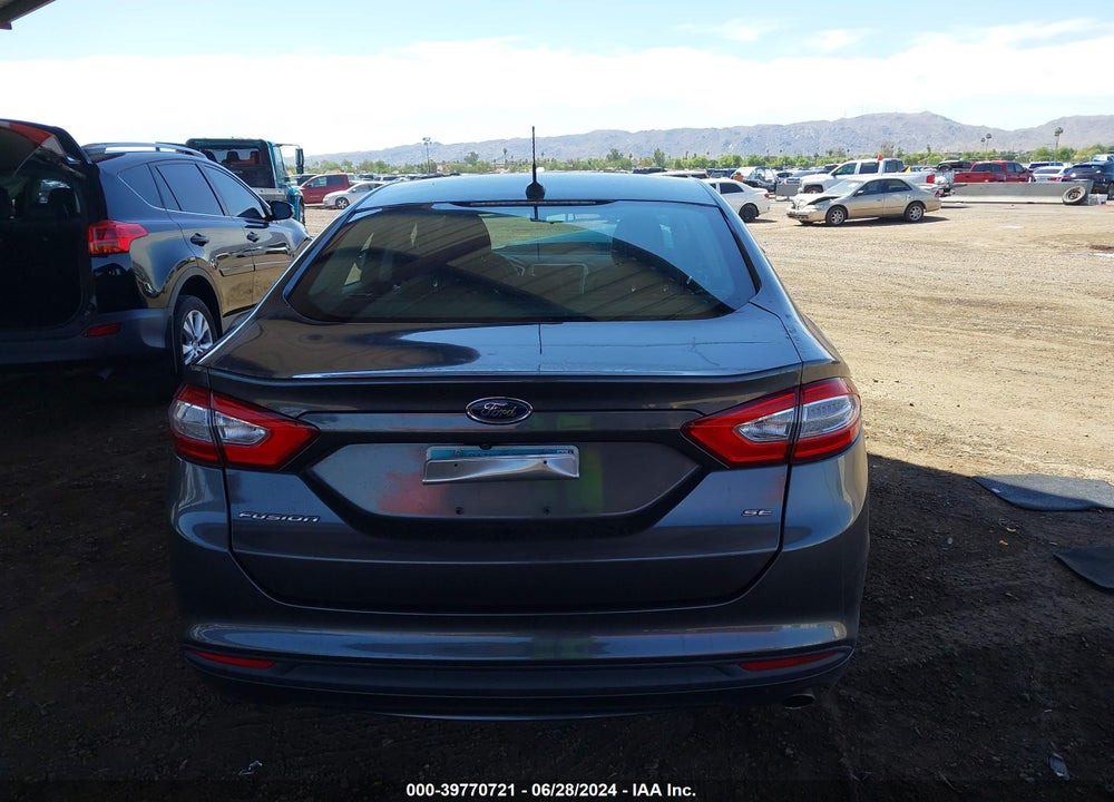 2015 FORD FUSION SE VIN: 1FA6P0H72F5103557