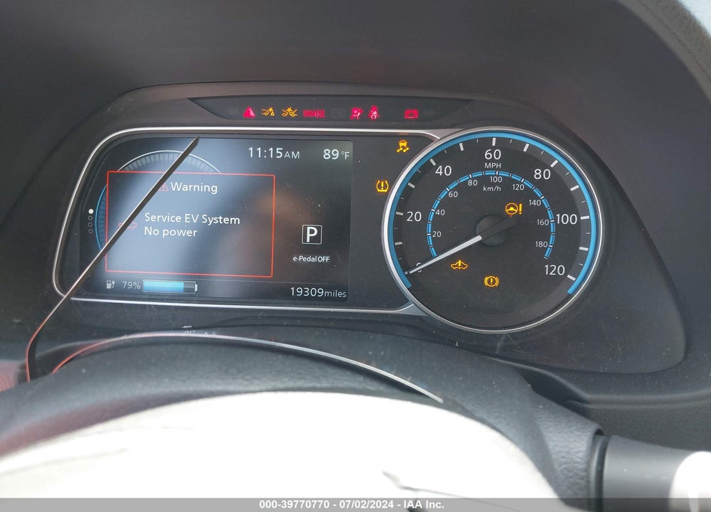 2020 NISSAN LEAF SV 40 KWH VIN: 1N4AZ1CP8LC306381