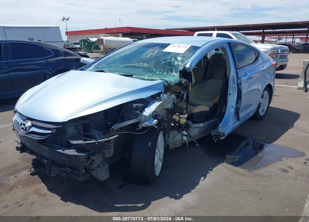 2013 HYUNDAI ELANTRA GLS VIN: KMHDH4AE1DU766695