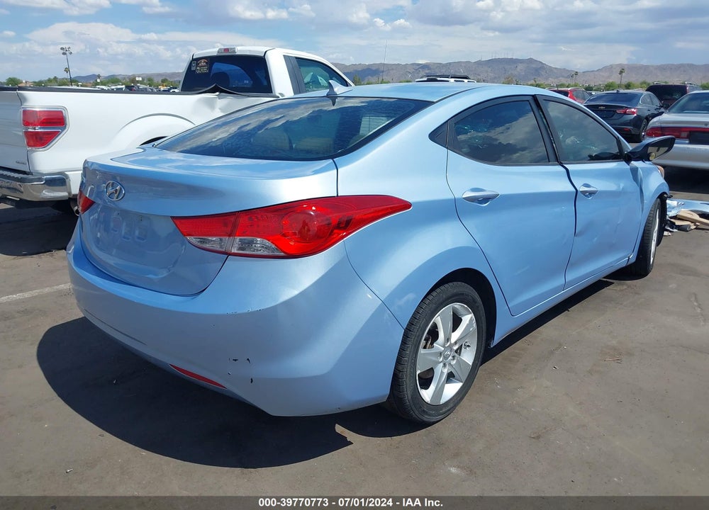 2013 HYUNDAI ELANTRA GLS VIN: KMHDH4AE1DU766695