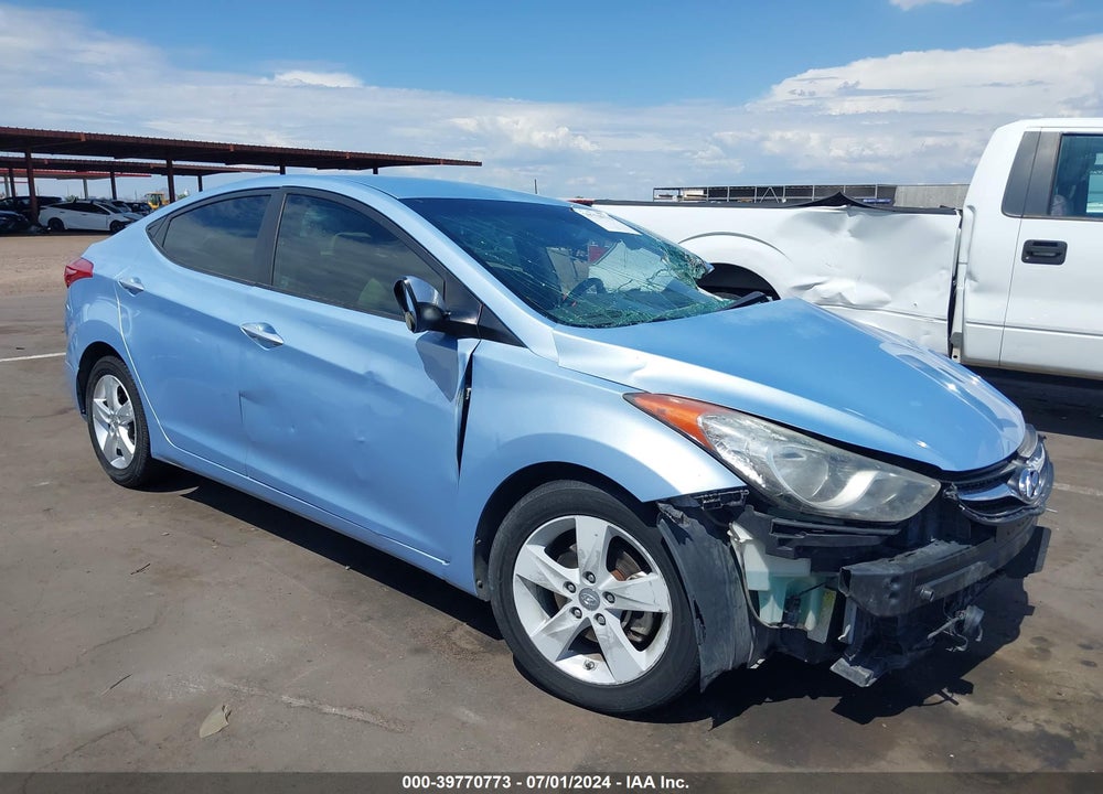 2013 HYUNDAI ELANTRA GLS VIN: KMHDH4AE1DU766695