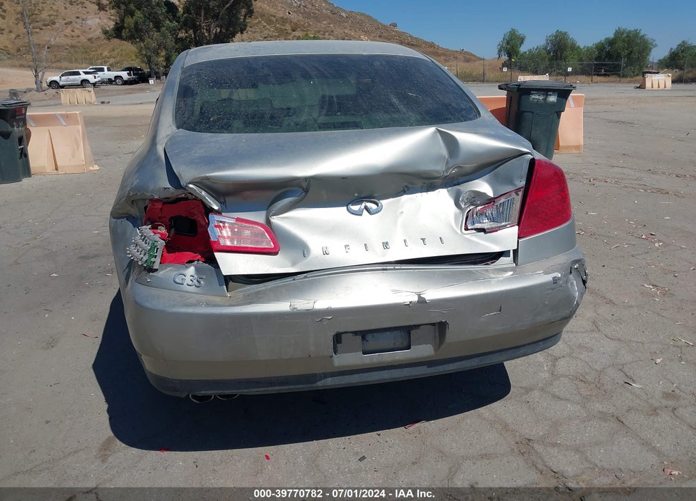 2004 INFINITI G35 VIN: JNKCV51E44M604122