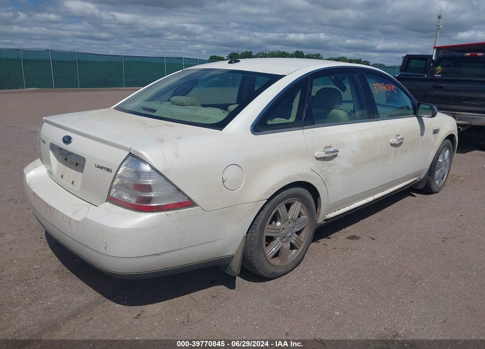 2009 FORD TAURUS LIMITED VIN: 1FAHP25WX9G104514