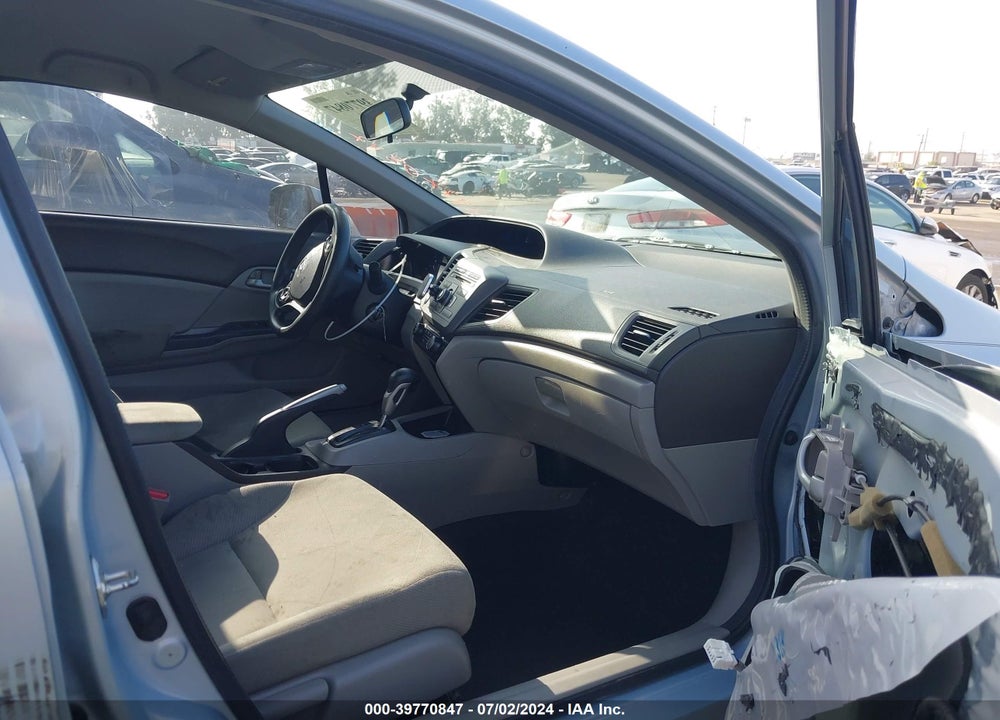 2012 HONDA CIVIC LX VIN: 2HGFB2F5XCH587666