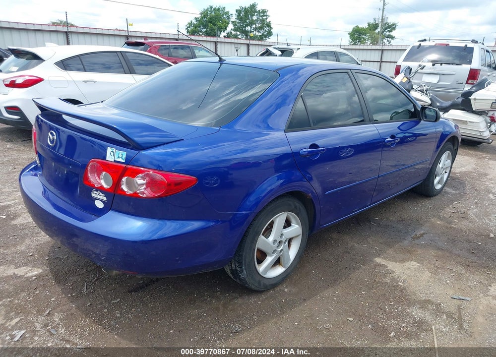 2004 MAZDA 6 I VIN: 1YVFP80C945N14852