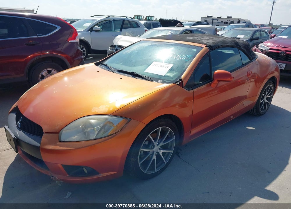 2011 MITSUBISHI ECLIPSE SPYDER GS SPORT VIN: 4A37L2EF2BE016489