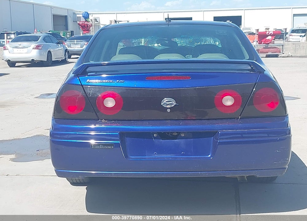 2005 CHEVROLET IMPALA LS VIN: 2G1WH52K859234438