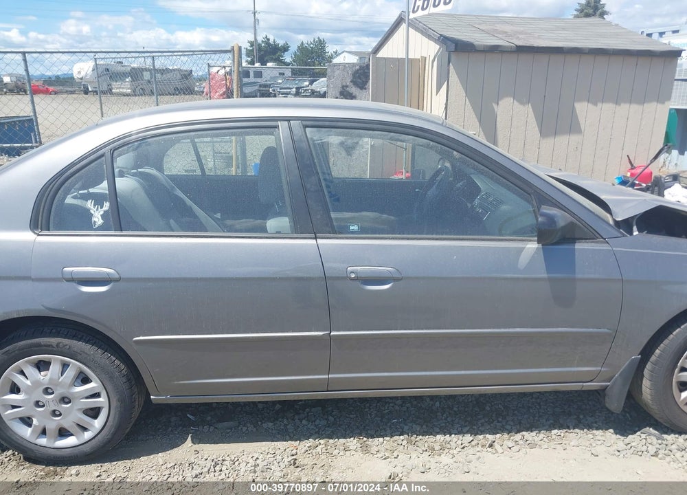 2005 HONDA CIVIC LX VIN: 2HGES16555H562683