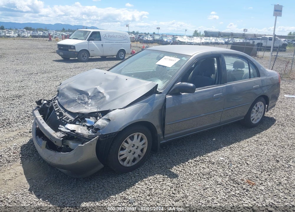2005 HONDA CIVIC LX VIN: 2HGES16555H562683