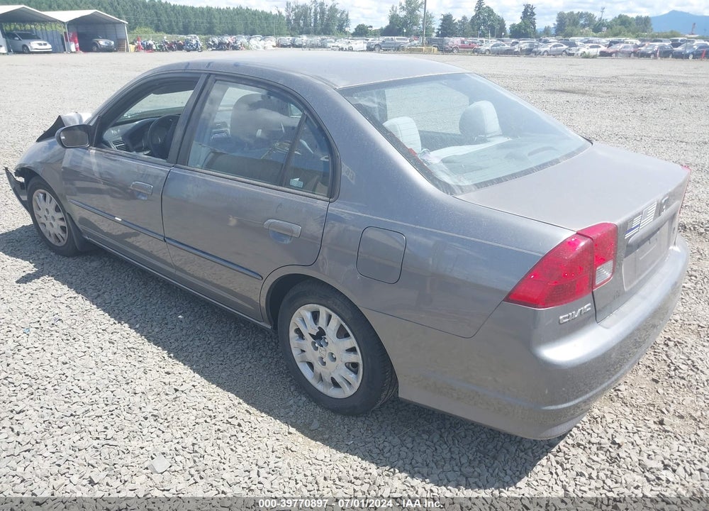 2005 HONDA CIVIC LX VIN: 2HGES16555H562683