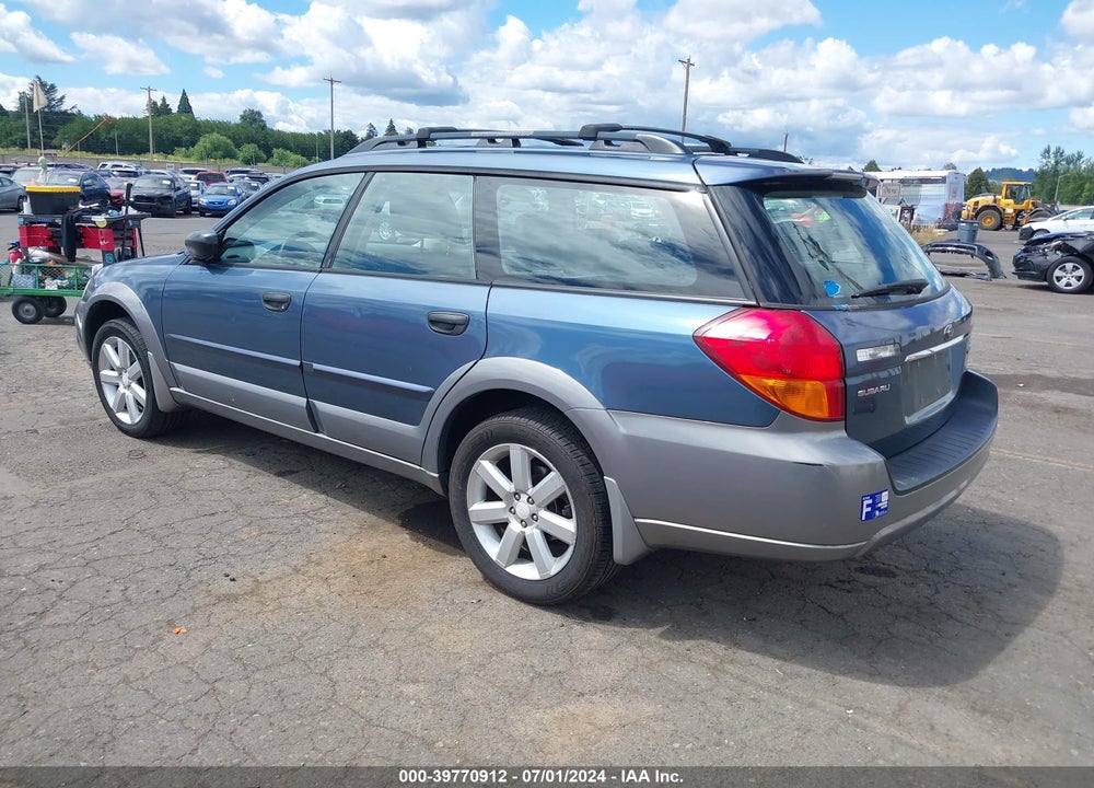 2006 SUBARU OUTBACK 2.5I VIN: 4S4BP61C067350403