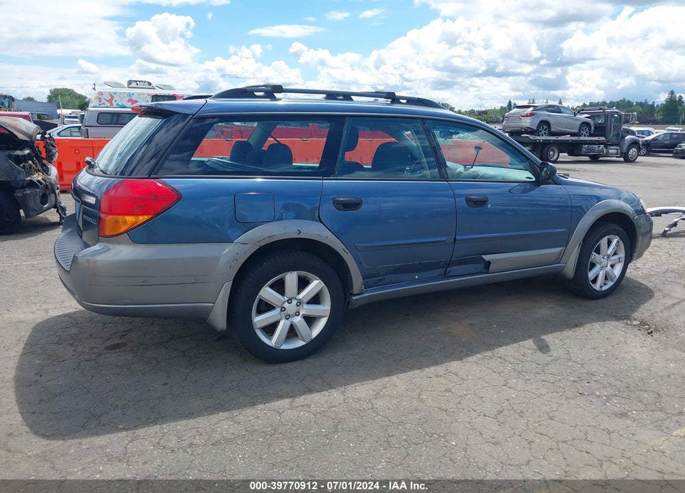 2006 SUBARU OUTBACK 2.5I VIN: 4S4BP61C067350403