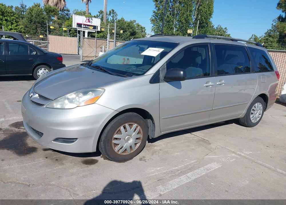 2007 TOYOTA SIENNA CE VIN: 5TDZK23C27S096482