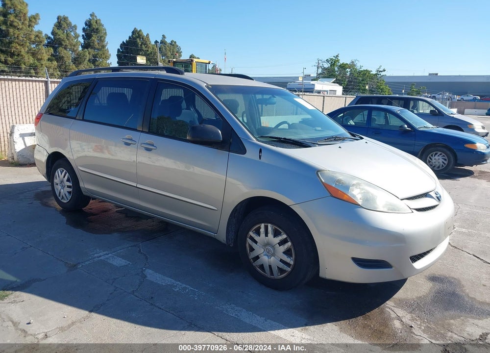2007 TOYOTA SIENNA CE VIN: 5TDZK23C27S096482