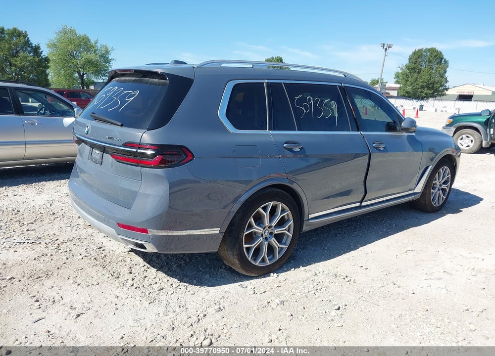 2023 BMW X7 XDRIVE40I VIN: 5UX23EM0XP9N85374