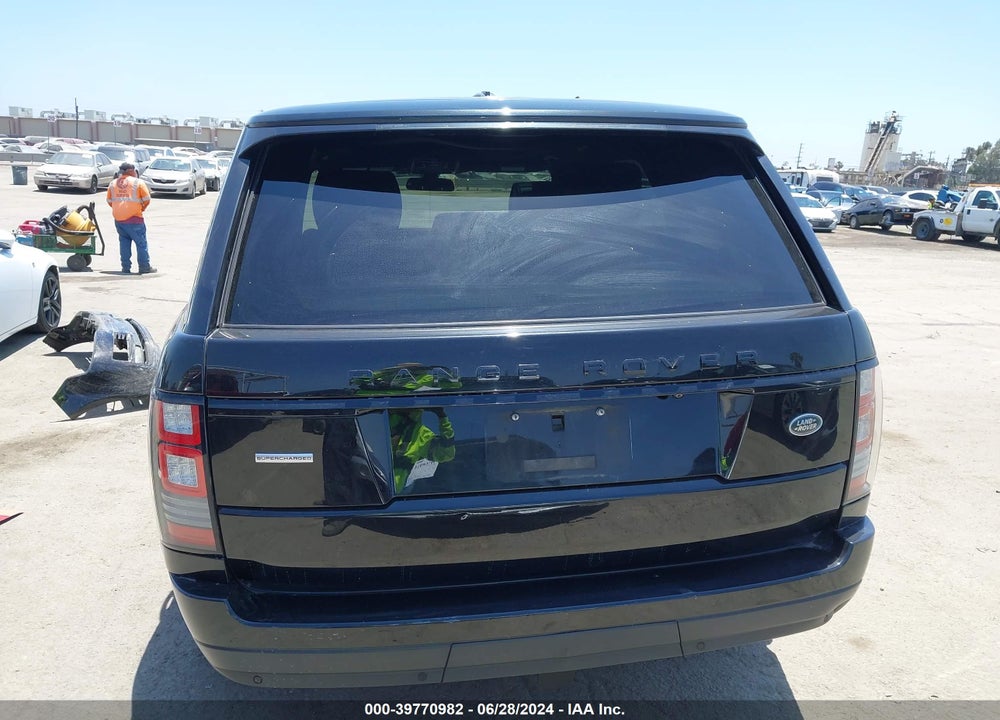 2015 LAND ROVER RANGE ROVER 5.0L V8 SUPERCHARGED VIN: SALGS2TFXFA228619
