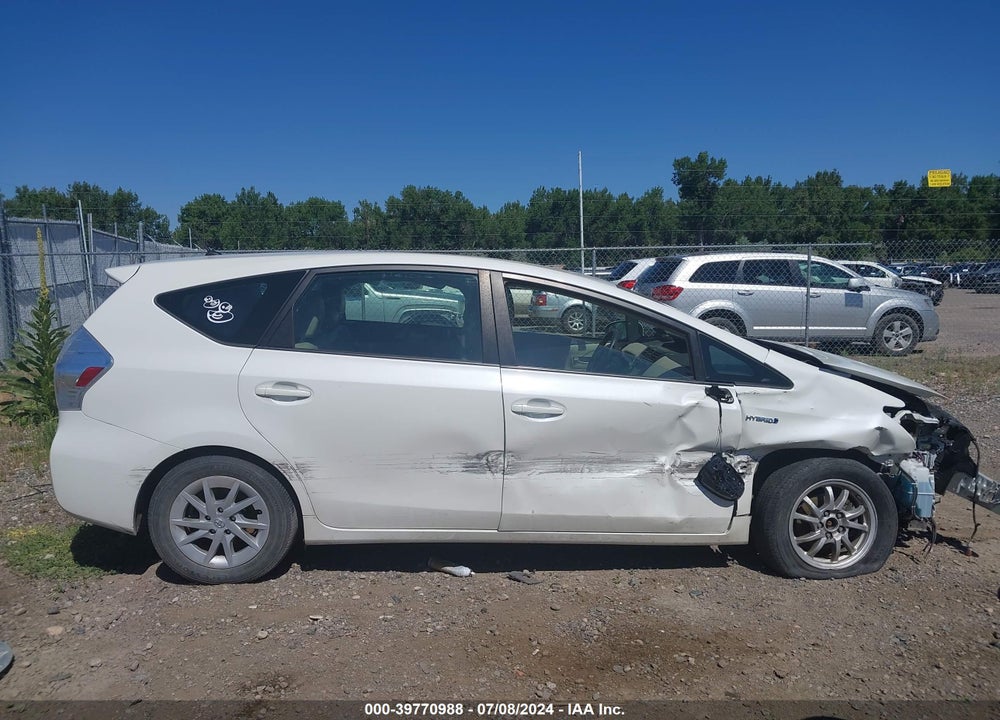 2012 TOYOTA PRIUS V TWO VIN: JTDZN3EU0C3041902