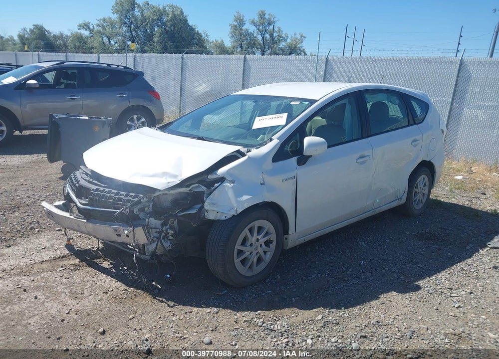 2012 TOYOTA PRIUS V TWO VIN: JTDZN3EU0C3041902