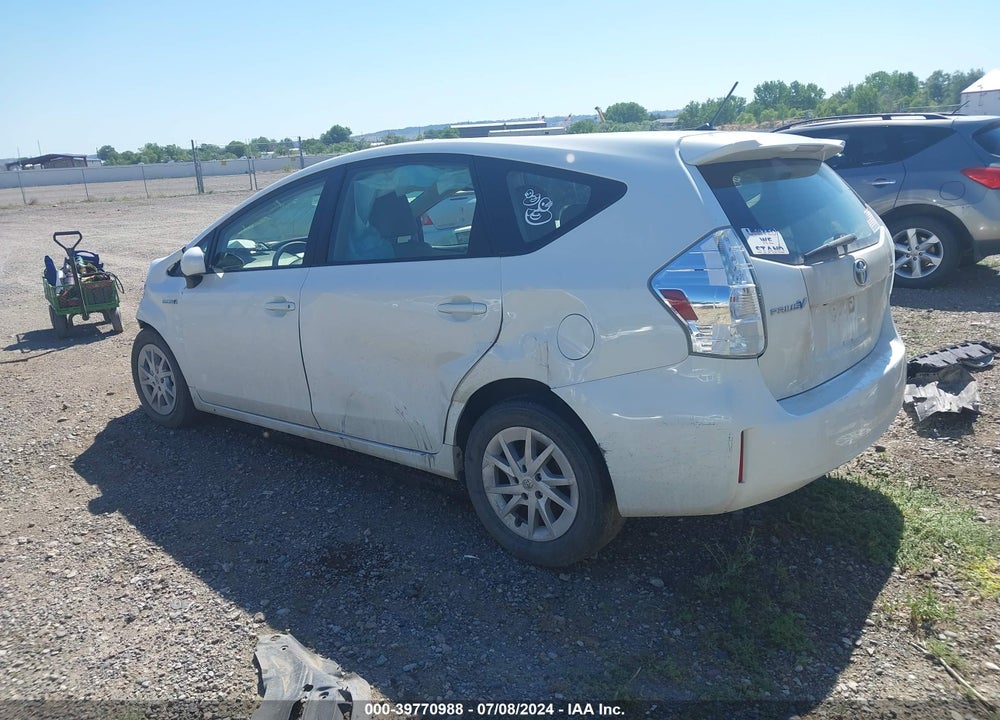 2012 TOYOTA PRIUS V TWO VIN: JTDZN3EU0C3041902