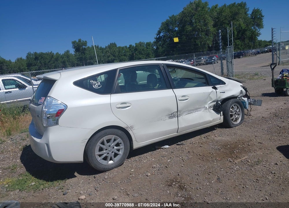 2012 TOYOTA PRIUS V TWO VIN: JTDZN3EU0C3041902