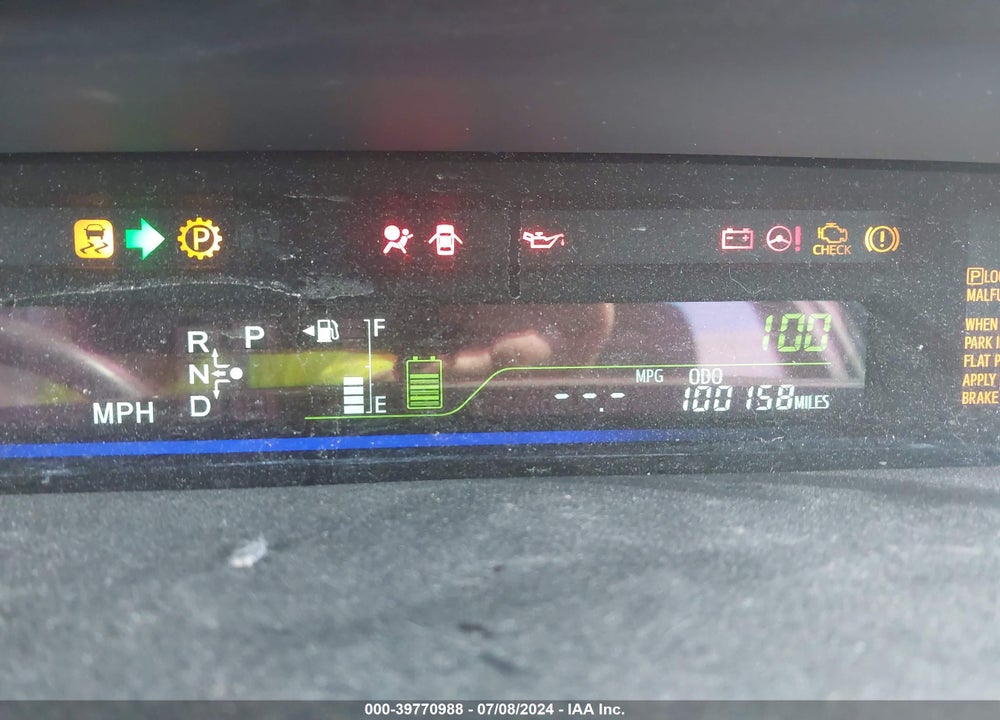 2012 TOYOTA PRIUS V TWO VIN: JTDZN3EU0C3041902