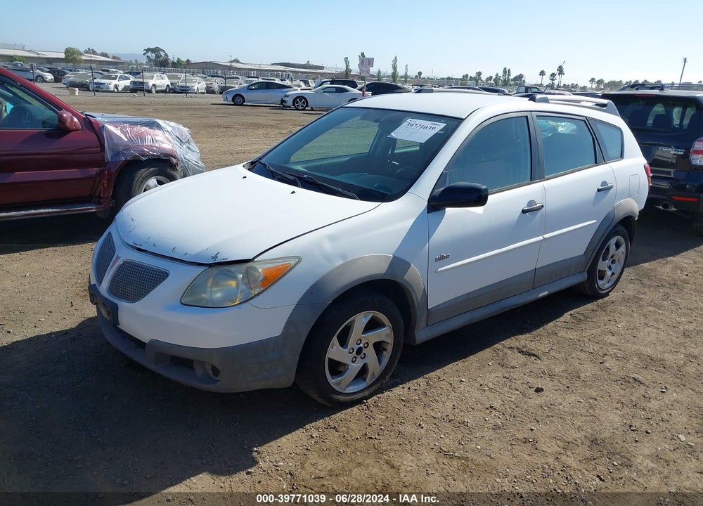 2008 PONTIAC VIBE VIN: 5Y2SL678X8Z413548